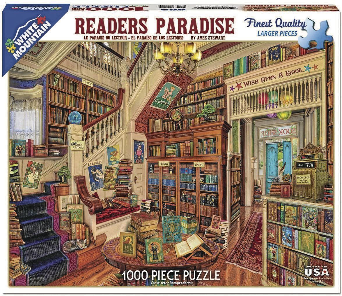 White Mountain Readers Paradise Jigsaw Puzzle